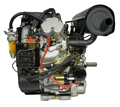 Двигатель дизельный Habert HD2V910 D25.4 мм 20А