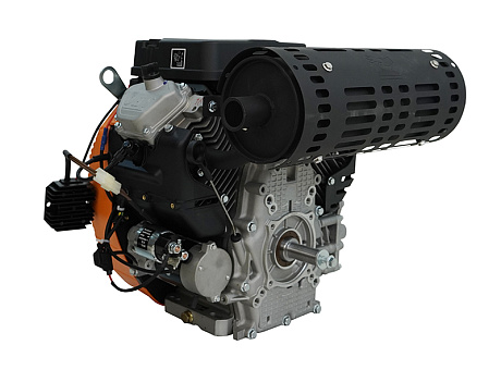 Двигатель Lifan LF2V80F-A (4500), вал Ø25мм, катушка 20 Ампер датчик давл./м, м/радиатор, счетчик моточасов