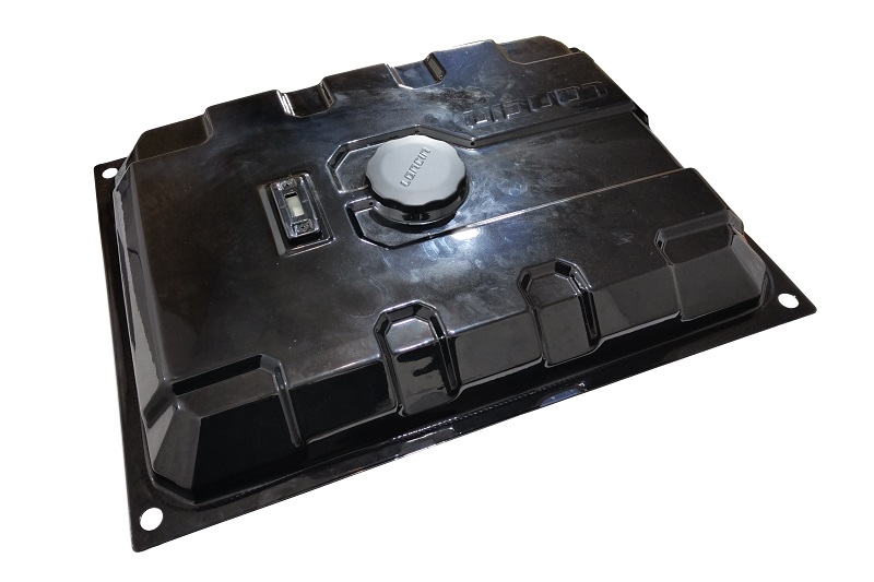 Бак топливный генератора Loncin LC6500D,LC10000D (25л) в сборе черный