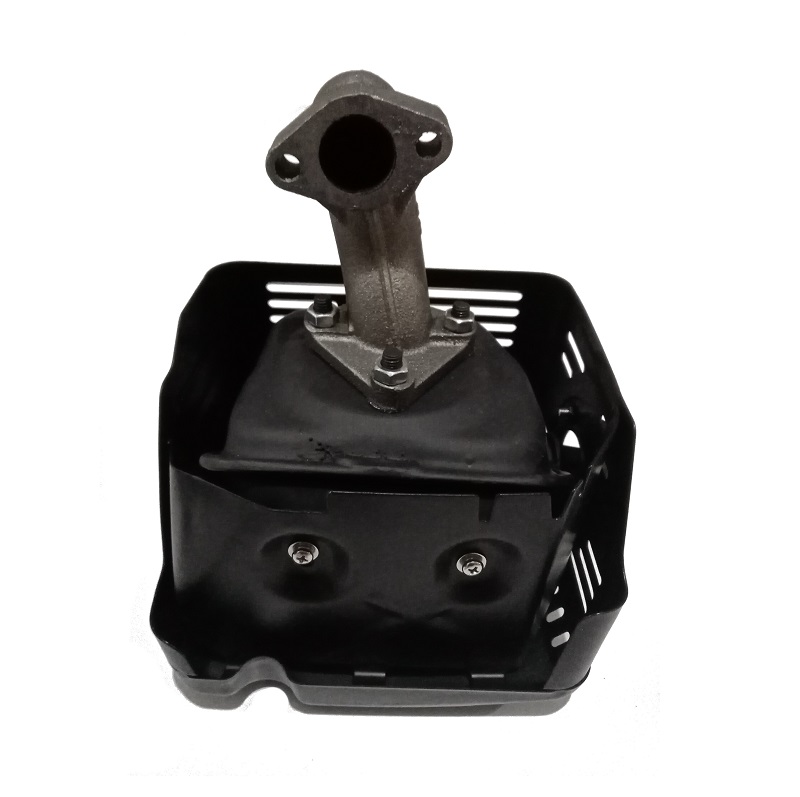 Глушитель G420F в сборе с коллектором/180570809-0002