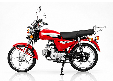Мопед KT50 Alpha 51830 Эконом (тюнинг), красный