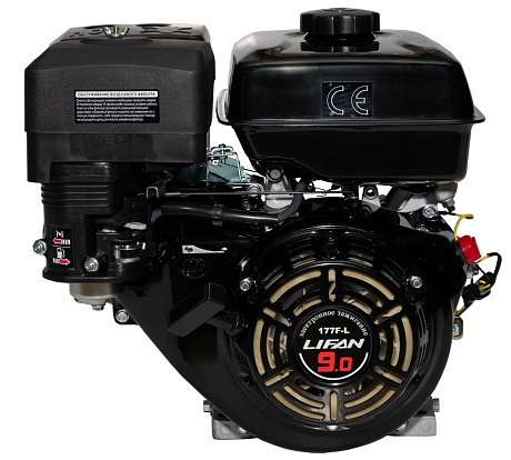 Двигатель Lifan 177F-L, вал Ø25мм