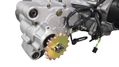 Двигатель Dingo180 4х такт. 180 см3 161QMJ (GY6-180) моноблок с редуктором в сборе и масл. охлажд.