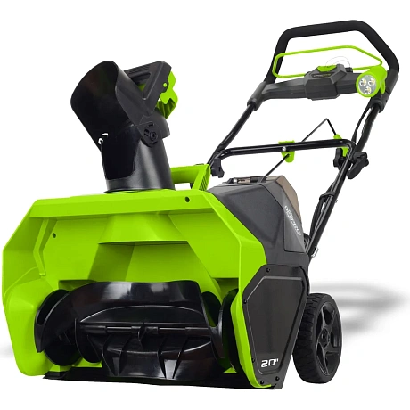 Снегоуборщик аккумуляторный GreenWorks GD40ST 40 V, 51 см, бесщеточный, с 1хАКБ 4 Ач c USB и ЗУ 2600007USB4