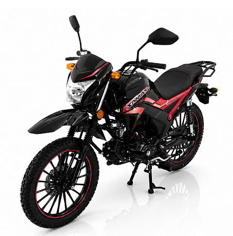 Мопед Alpha SA Max OFFROAD 73166 (тюнинг), черный