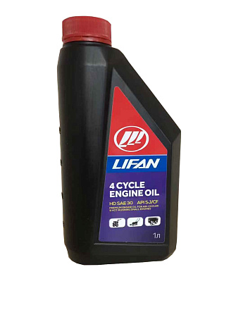 Масло LIFAN для 4-х тактных двигателей минеральное SAE 30 API SJ/CF 1л