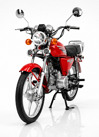 Мопед KT50 Alpha 51830 Эконом (тюнинг), красный
