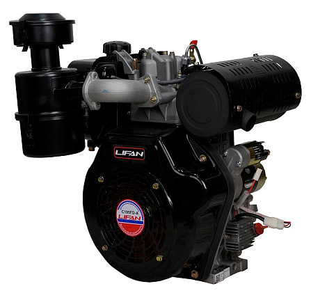 Двигатель Lifan Diesel C195FD-A, вал Ø25мм, катушка 6 Ампер
