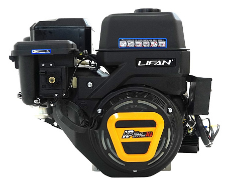 Двигатель Lifan KP500E ECC, вал Ø25мм, катушка 18 Ампер (элемент возд. фильтра тип "зима")