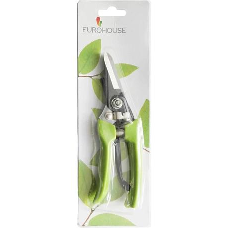 Цветочный секатор EUROHOUSE 7'', высокопрочная карбоновая сталь 11526