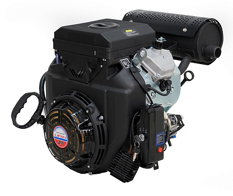 Двигатель Lifan LF2V78F-2A PRO(4500), вал Ø25мм, катушка 20 Ампер датчик давл./м, м/радиатор, ручн.+электр. зап