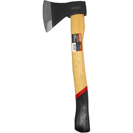Топор СИЛАЧ 600 г, с деревянной ручкой, кованый, (6/24) 023567