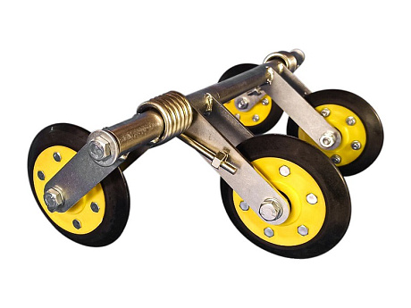 Тележка подвески мотобуксировщика, усиленный каток, усиленная пружина 8 мм, гусеница 500мм (510)