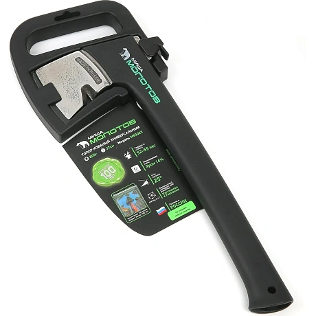 Универсальный топор со следами ковки и закалки Миша Молотов М80025К