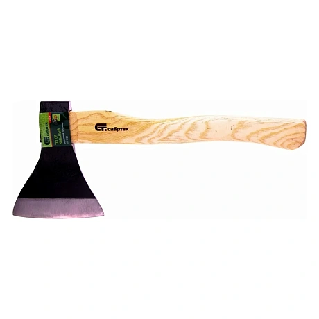 Топор СИБРТЕХ ТП11-08,800 г,в сборе,кованый,деревянное топорище// 21619