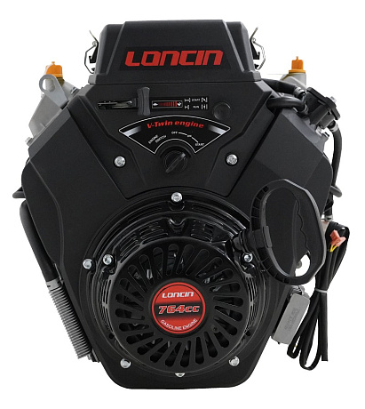 Двигатель Loncin LC2V80FD (H type) V-образн,764 см3, D25 мм, 20А руч. и эл.запуск (без глушителя)
