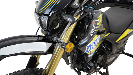 Мотоцикл KAYRO ENDURO 37019 "DIRT" ZS169FMM, желто-черный СОБРАН