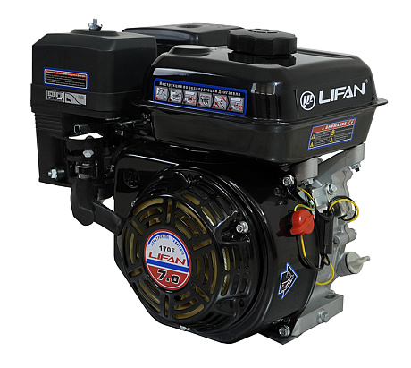 Двигатель Lifan 170F, вал Ø20мм (UNF)