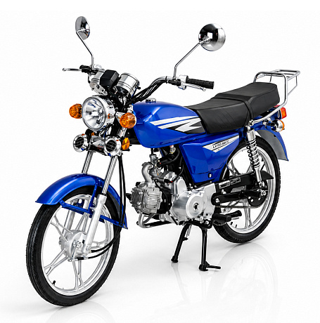 Мопед KT50 Alpha 51832 Эконом (тюнинг), синий