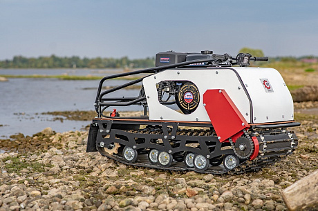 Мотобуксировщик БТС "Стандарт" 500/15 (катковая подвеска, Lifan 190FD, 3А, 18 Ватт) с эл/зап.