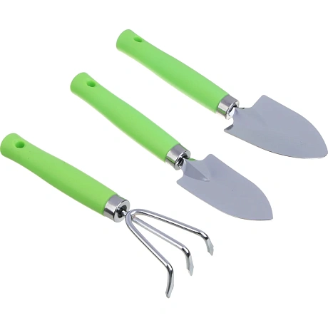 Набор для ухода за комнатными растениями Inbloom (совки 17.5см, грабли 15.4см), пластик, металл 182-030