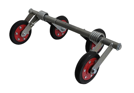 Тележка подвески мотобуксировщика, усиленный каток, усиленная пружина 8 мм, гусеница 500мм (510)