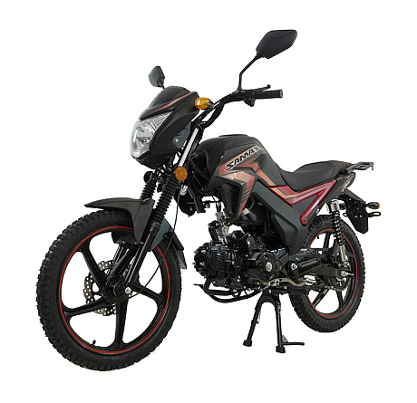 Мопед Alpha SA Max 57395 (тюнинг), черный