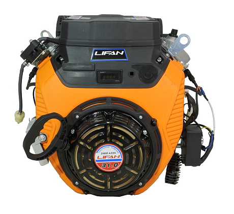 Двигатель Lifan LF2V80F ECC, вал Ø25мм, катушка 20 Ампер