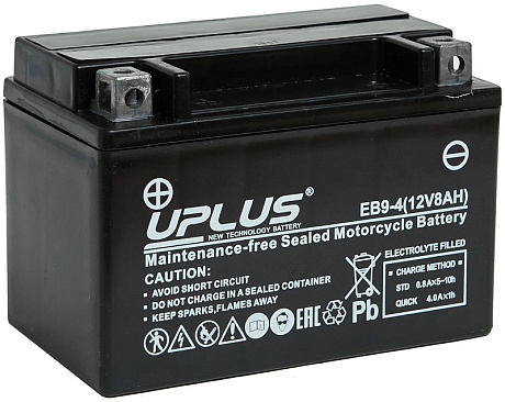 Аккумулятор UPLUS High Performance EB9-4, 8 А.ч