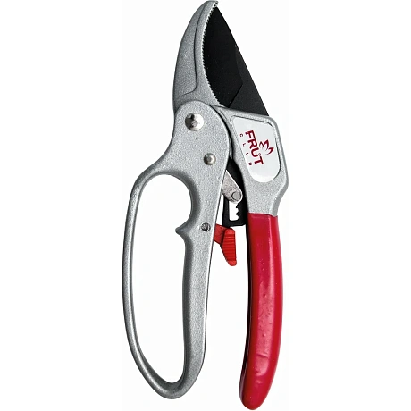 Секатор с храповым механизмом лезвия с тефлоновым покрытием FRUT Club 402218