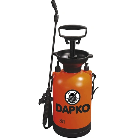 Садовый опрыскиватель DAPKO 8л. широкая горловина, устойчивая платформа 4100002349