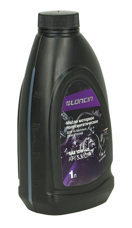 Масло моторное LONCIN 4T SAE 10W-40 API SJ/CF 1 л (полусинтетическое)