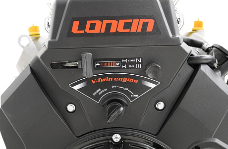 Двигатель Loncin LC2V80FD (H type) V-образн,764 см3, D25 мм, 20А руч. и эл.запуск (без глушителя)