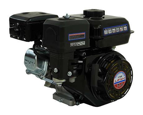 Двигатель Lifan 170F, вал Ø19мм (UNF)