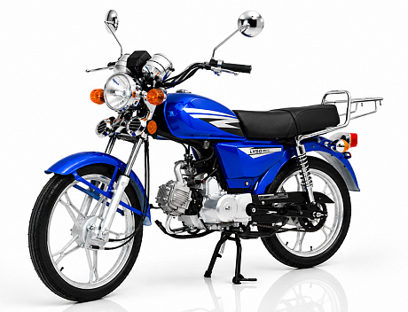 Мопед KT50 Alpha 51832 Эконом (тюнинг), синий