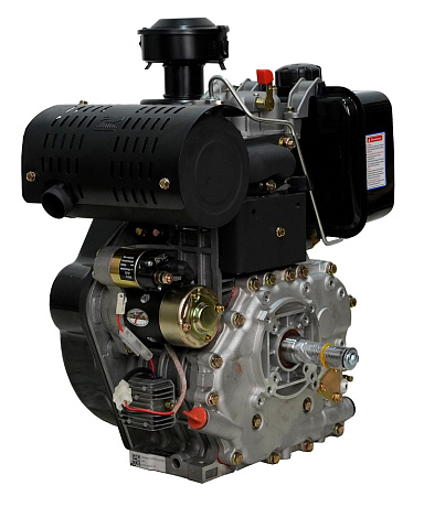Двигатель Lifan Diesel C195FD-A, вал Ø25мм, катушка 6 Ампер