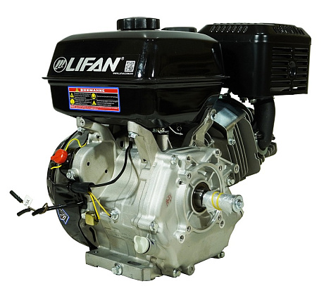Двигатель Lifan 190F, вал Ø25мм, катушка 3 Ампера (фильтр "зима-лето")