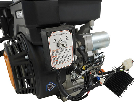 Двигатель Lifan KP500E ECC, вал Ø25мм, катушка 18 Ампер (элемент возд. фильтра тип "зима")