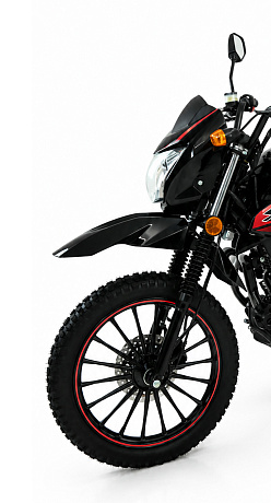 Мопед Alpha SA Max OFFROAD 73166 (тюнинг), черный
