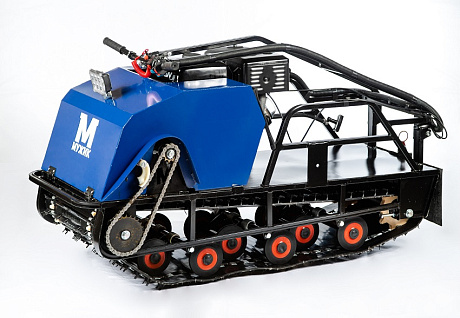 Мотобуксировщик  "Мужик" К-500/1450 (подвеска - колеса, Lifan 177F D25 3А)