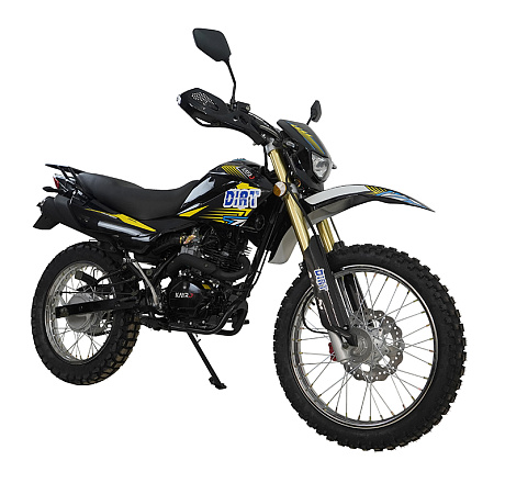Мотоцикл KAYRO ENDURO 37019 "DIRT" ZS169FMM, желто-черный СОБРАН