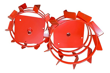 Грунтозацепы DDE (диам.380, шир.180, сварные,3 обруча, шестигр. вал 23мм) ВРМЗ 44.04.20.00.00 пара