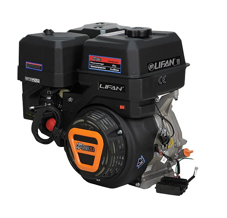 Двигатель Lifan KP500, вал Ø25мм, катушка 3 Ампера