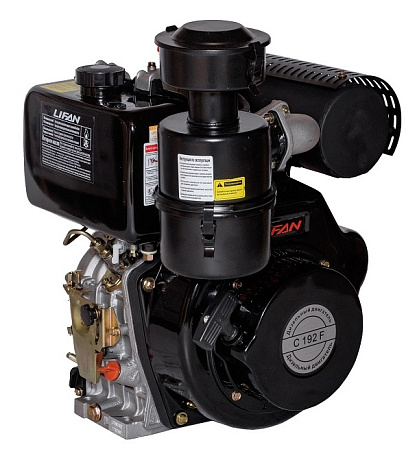 Двигатель Lifan Diesel 192F, конусный вал