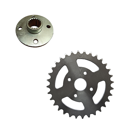 Звёздочка ведомая со ступицей