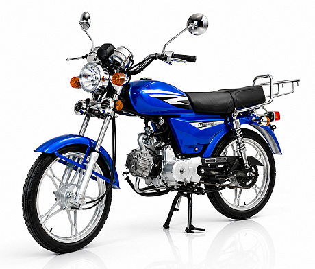 Мопед KT50 Alpha 51832 Эконом (тюнинг), синий