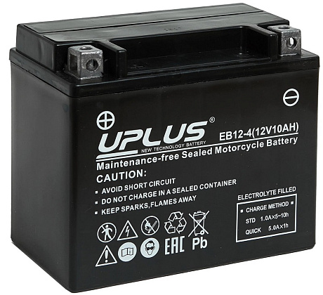 Аккумулятор UPLUS High Performance EB12-4, 10 А.ч
