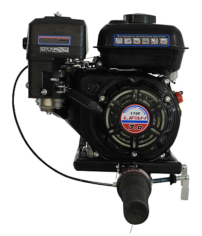Мотор лодочный болотоход Habert (двигатель Lifan 170F D20)