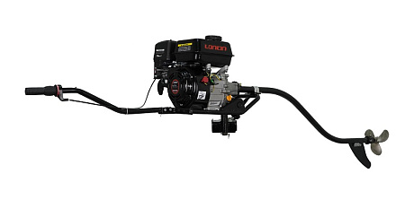 Мотор лодочный болотоход Habert (двигатель Loncin G160 D20)