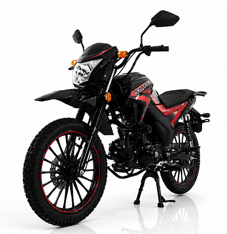 Мопед Alpha SA Max OFFROAD 73166 (тюнинг), черный
